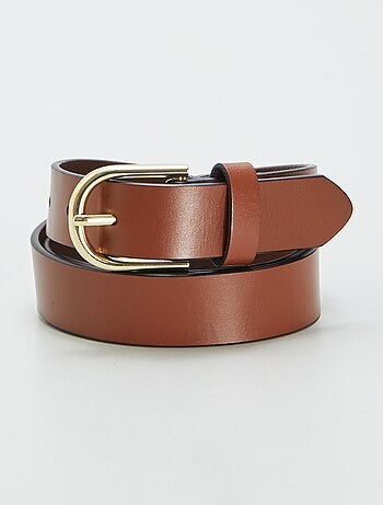 Ceinture basique en cuir