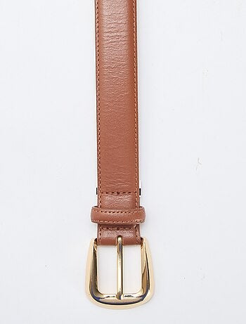 Ceinture basique en cuir