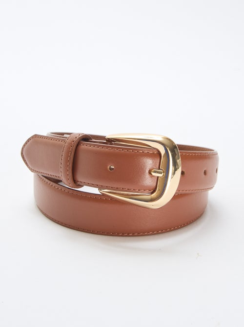 Ceinture basique en cuir - Kiabi Ceinture basique en cuir - Kiabi