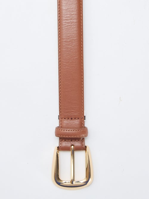 Ceinture basique en cuir - Kiabi Ceinture basique en cuir - Kiabi