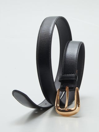 Ceinture basique en cuir