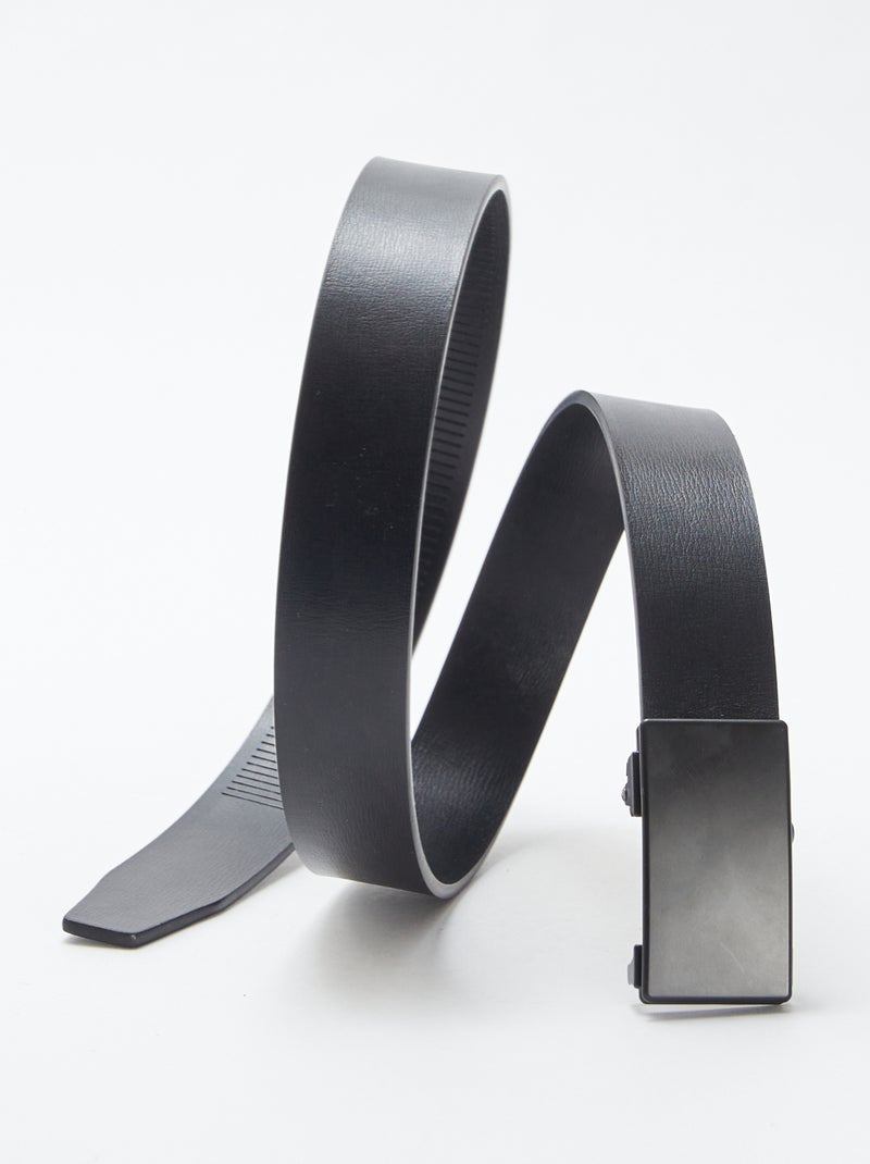 Ceinture basique noire Noir - Kiabi