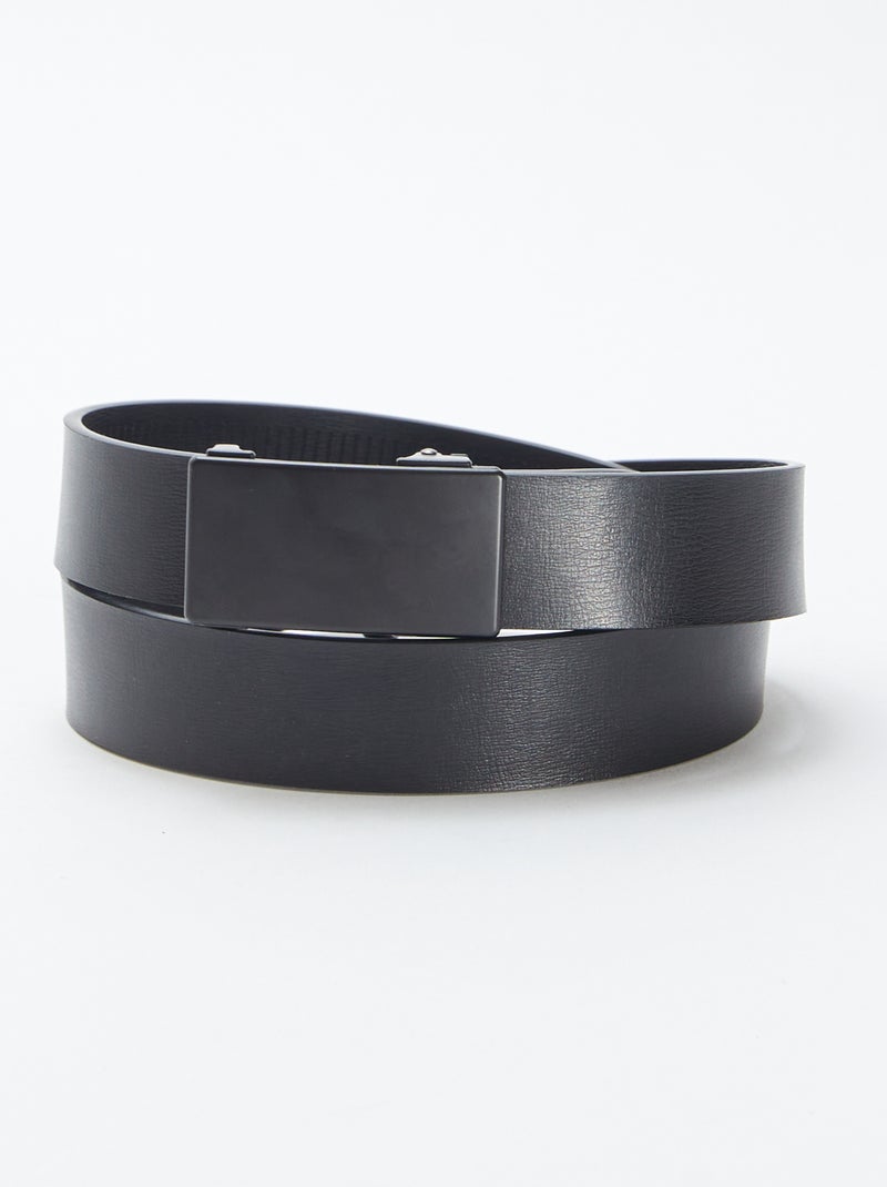 Ceinture basique noire Noir - Kiabi