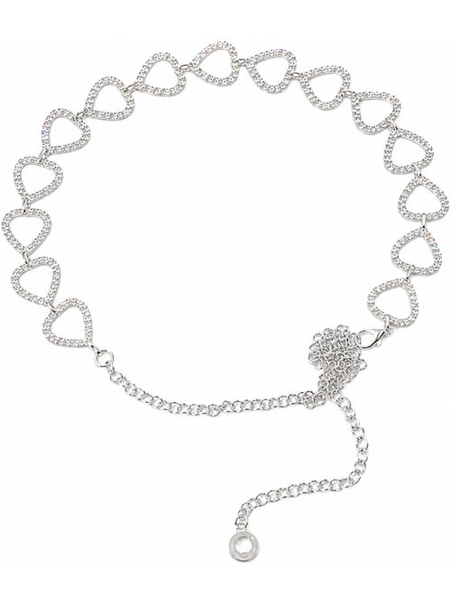 Ceinture Bijou Cœurs Strass MAYA - Kiabi Ceinture Bijou Cœurs Strass MAYA - Kiabi