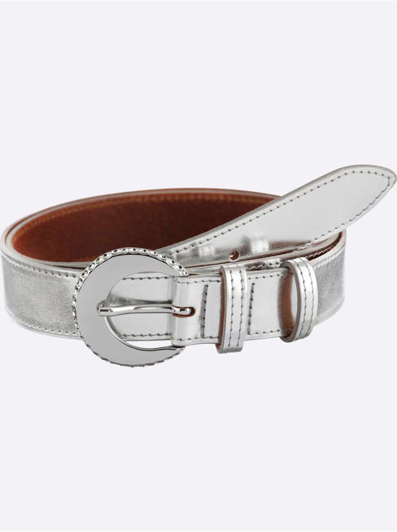 Ceinture Boucle Décorative - Taille Standard - Helline Argent - Kiabi