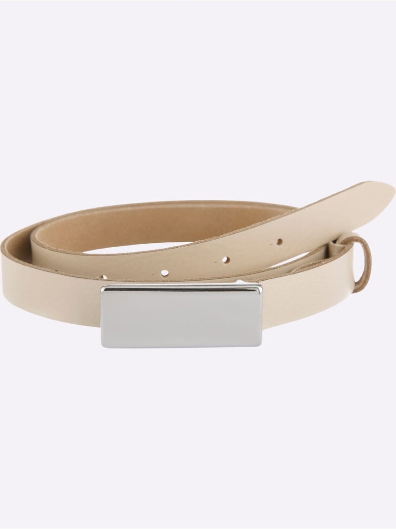 Ceinture Boucle Décorative - Taille Standard - Helline Beige - Kiabi