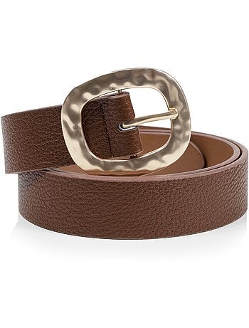 Ceinture boucle martelée femme isotoner