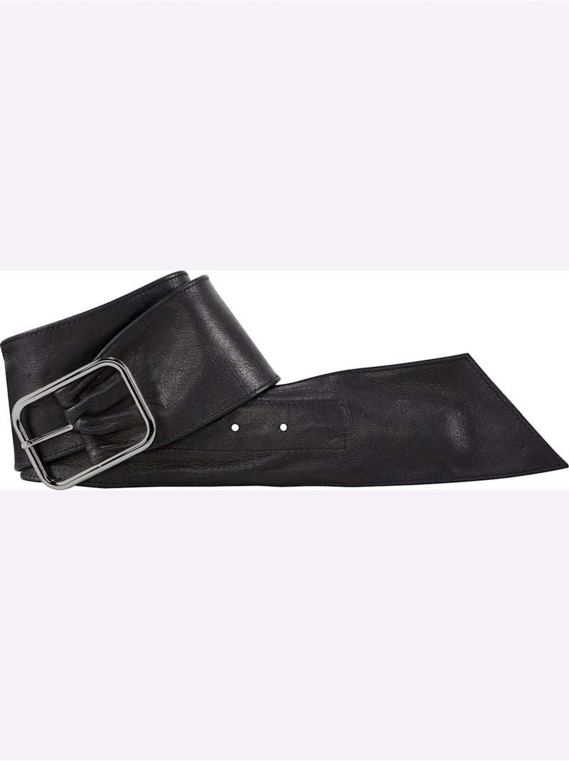 Ceinture Boucle Métallique Décorative - Taille Standard - Helline Noir - Kiabi