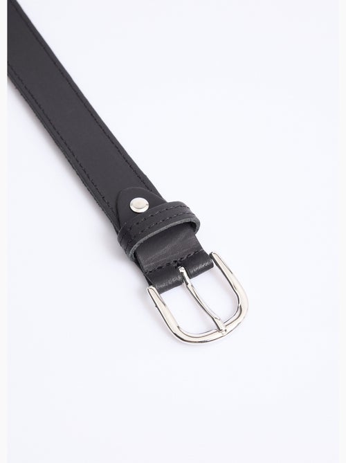 Ceinture casual chic cuir, bords francs - AFIBEL - Kiabi