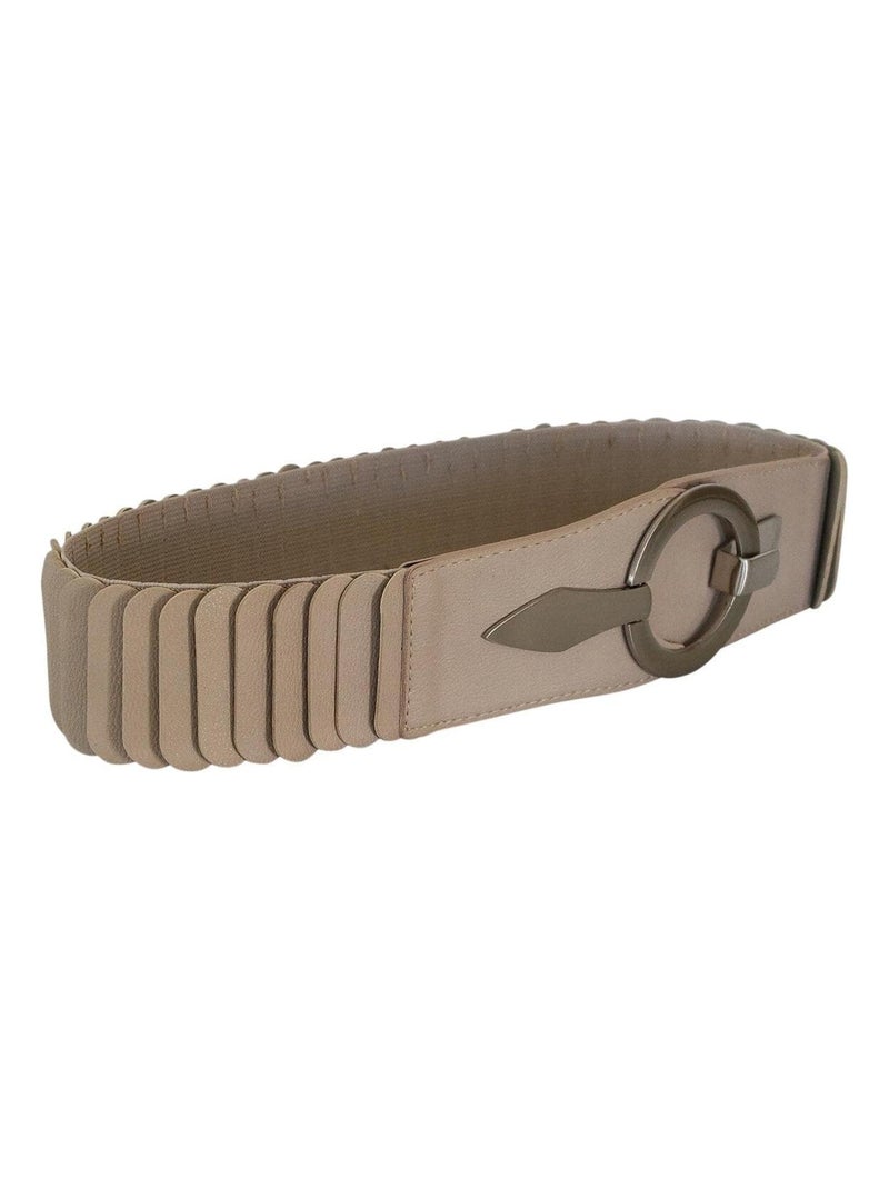 Ceinture CELIA – ceinture large femme Beige - Kiabi