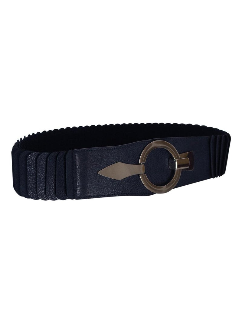 Ceinture CELIA – ceinture large femme Bleu marine - Kiabi