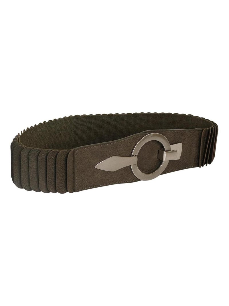 Ceinture CELIA – ceinture large femme Vert kaki - Kiabi