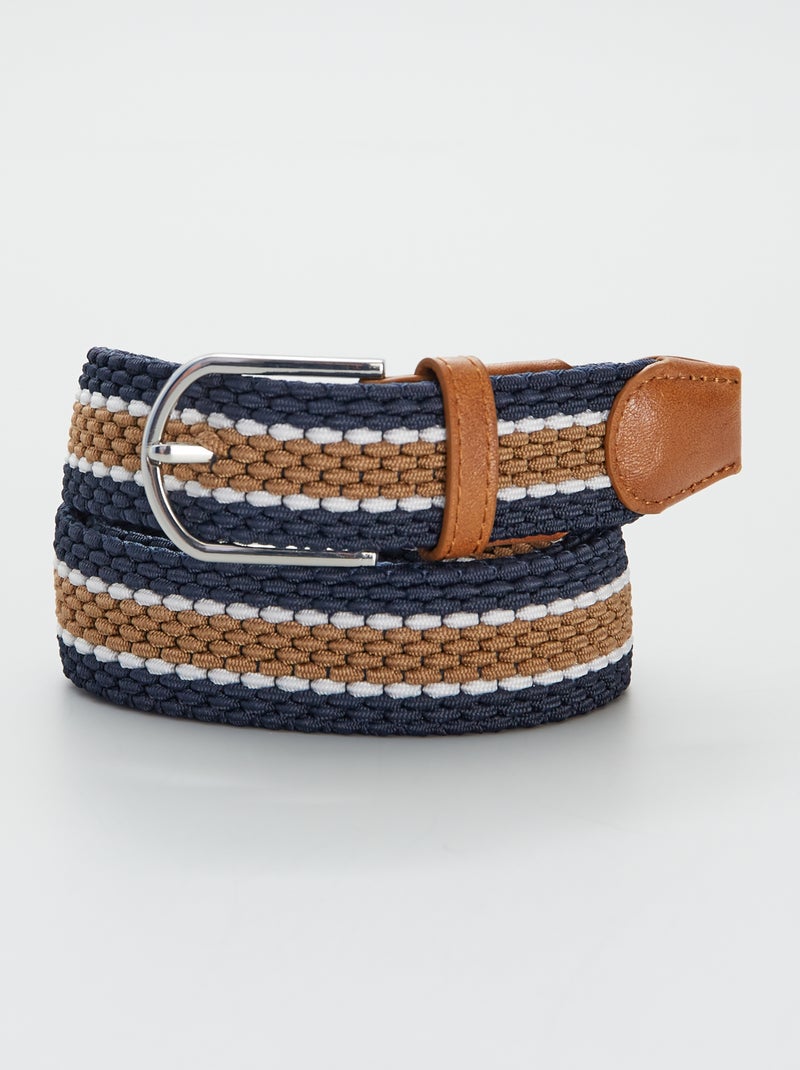 Ceinture chino bleu foncé - Kiabi