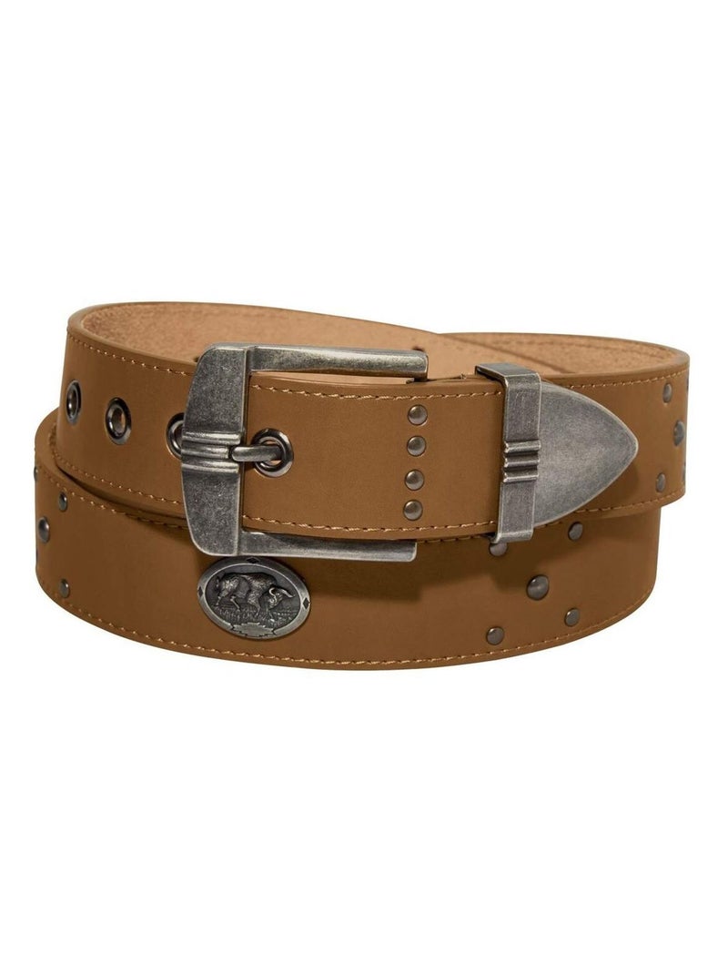 Ceinture Cloûtée Atlas(R)  - ATLAS FOR MEN Camel - Kiabi