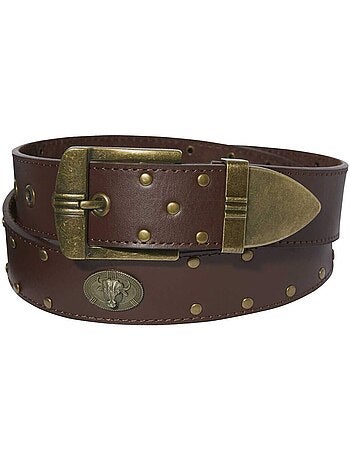 Ceinture cloûtée en croûte de cuir - atlas for men