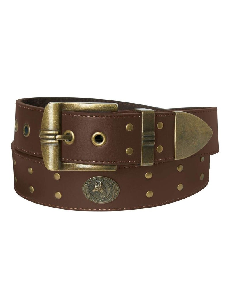 Ceinture Cloutée Western - Atlas For Men Marron - Kiabi