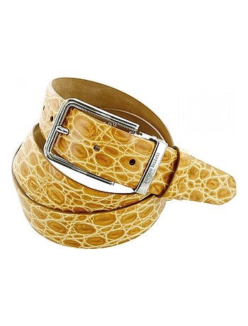 Ceinture cuir CROCO
