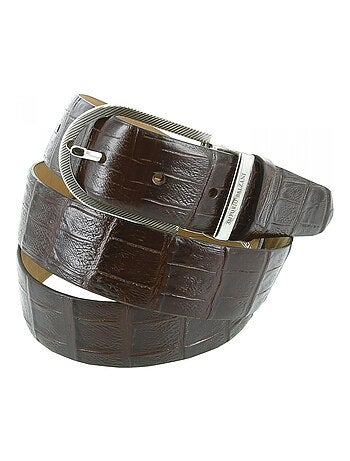 Ceinture cuir CROCO