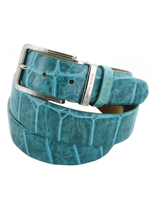 Ceinture cuir CROCO - Kiabi