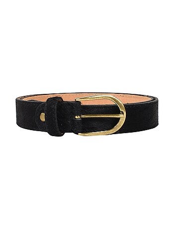 Ceinture Cuir Emilie Karston Alberta avec Pochette Cadeaux