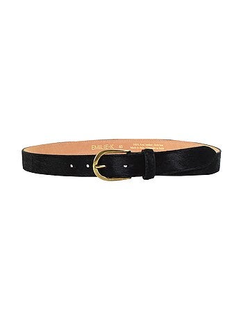 Ceinture Cuir Emilie Karston Alberta avec Pochette Cadeaux