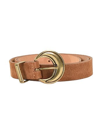 Ceinture Cuir Emilie Karston Damaris avec Pochette Cadeaux