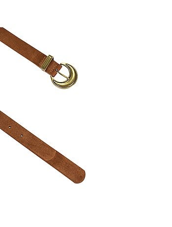 Ceinture Cuir Emilie Karston Damaris avec Pochette Cadeaux