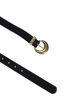 Ceinture Cuir Emilie Karston Damaris avec Pochette Cadeaux