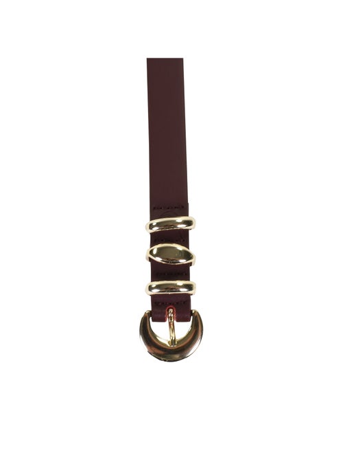 Ceinture Cuir Emilie Karston Lisbet avec Pochette Cadeaux - Kiabi