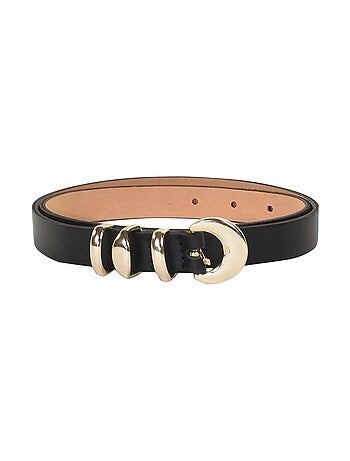 Ceinture Cuir Emilie Karston Lisbet avec Pochette Cadeaux