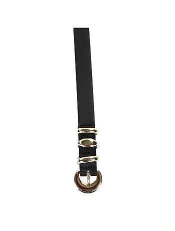 Ceinture Cuir Emilie Karston Lisbet avec Pochette Cadeaux