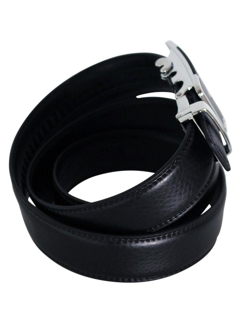Ceinture cuir ESTEBAN Bleu - Kiabi