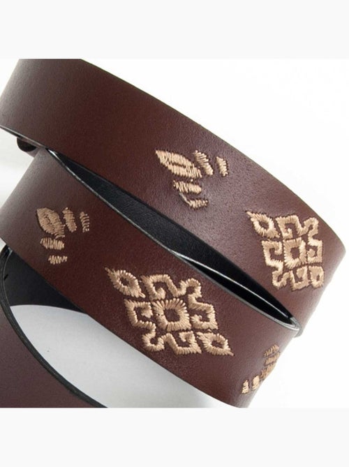 Ceinture Cuir Naturel Purapiel - Kiabi