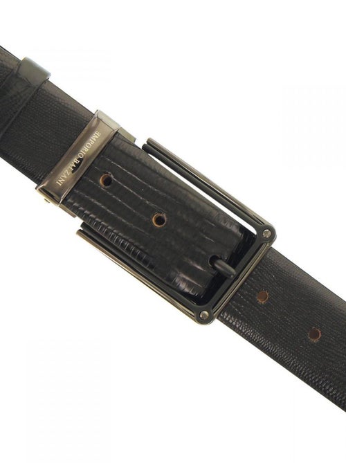 Ceinture cuir SNAKE - Kiabi