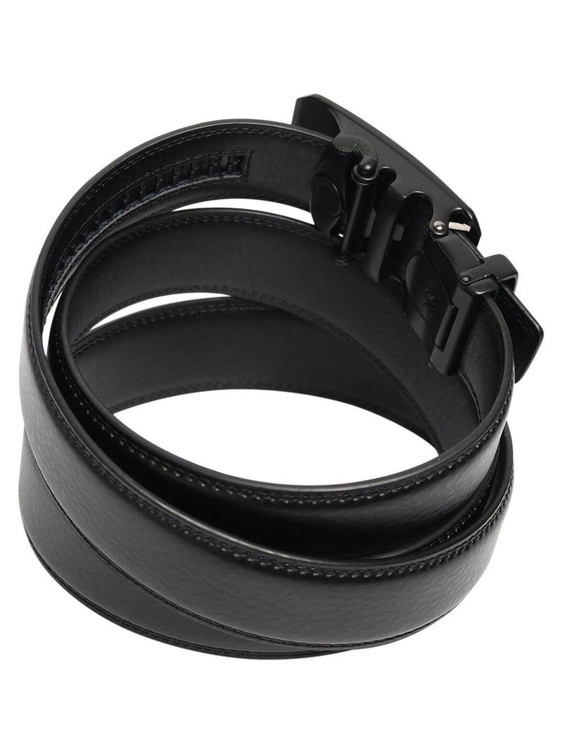 Ceinture cuir SUCCESS Noir - Kiabi