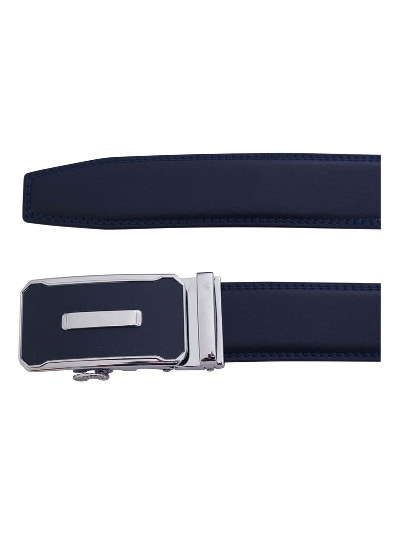 Ceinture cuir VALENTIN Noir - Kiabi