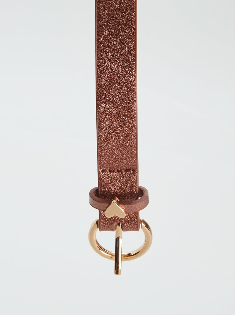 Ceinture cuivré Rose - Kiabi