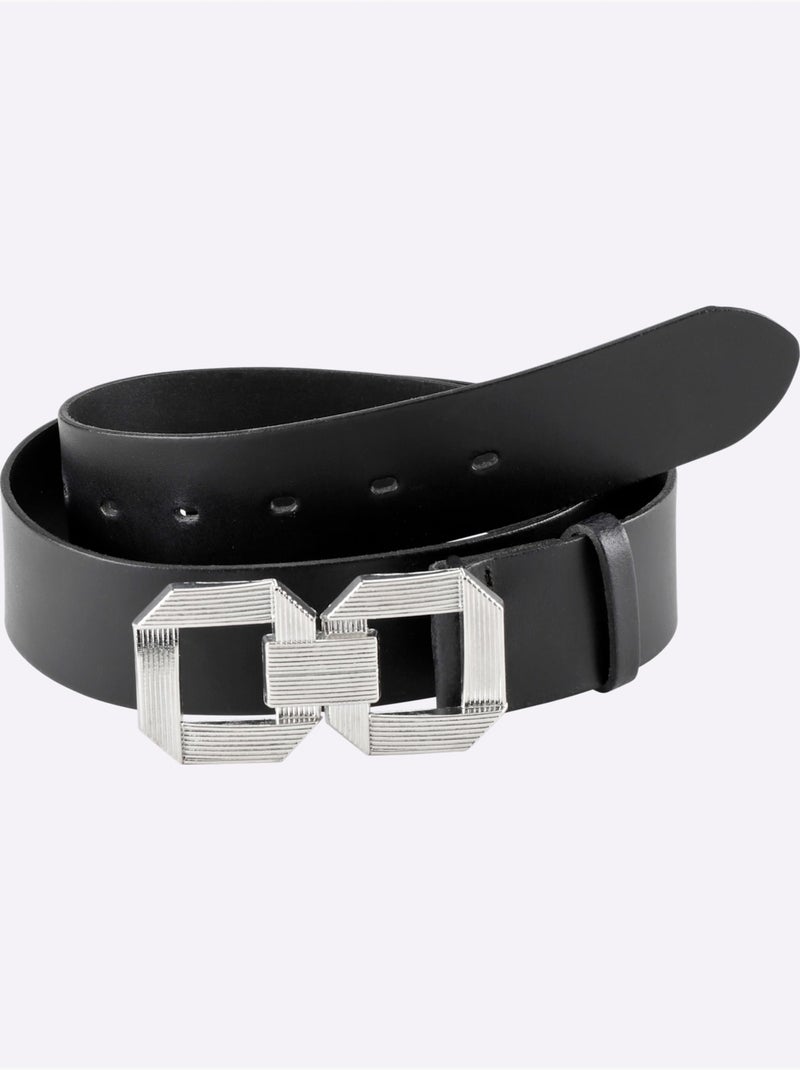 Ceinture De Fabrication Allemande - Taille Standard - Helline Noir - Kiabi