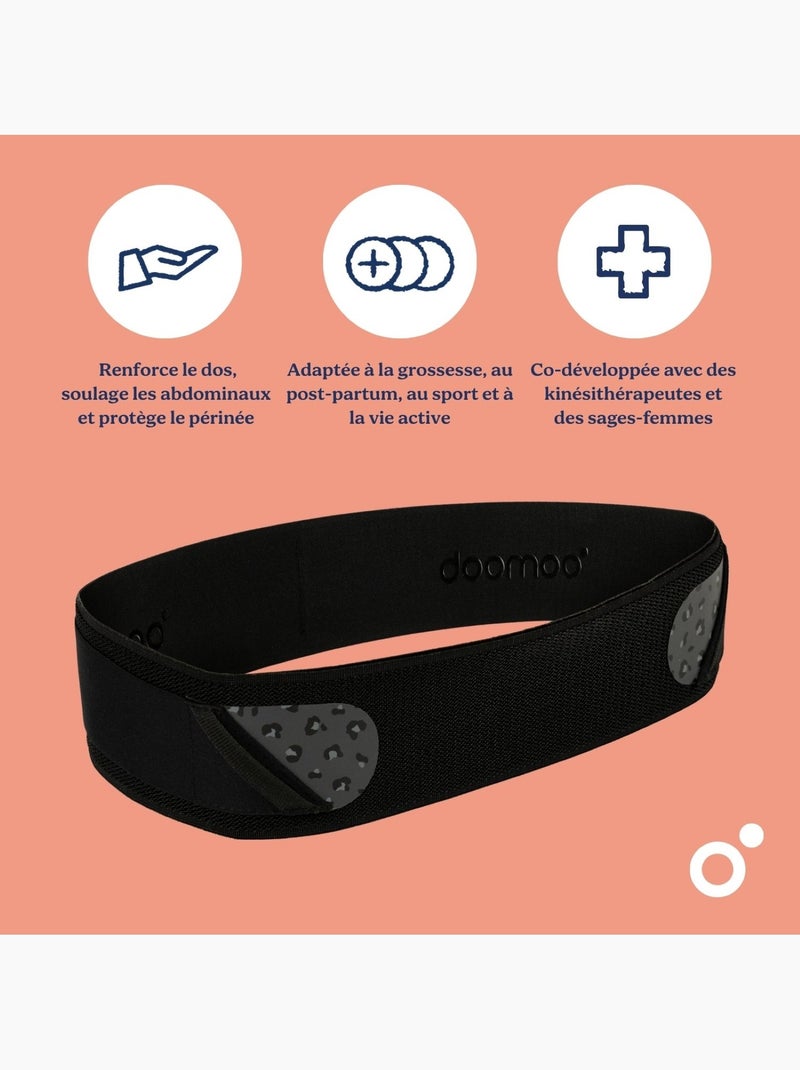 Ceinture de maintien grossesse Mom'n Belly 'Doomoo' Noir - Kiabi