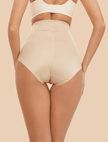 Ceinture de mise en forme haute invisible découpée au laser magique