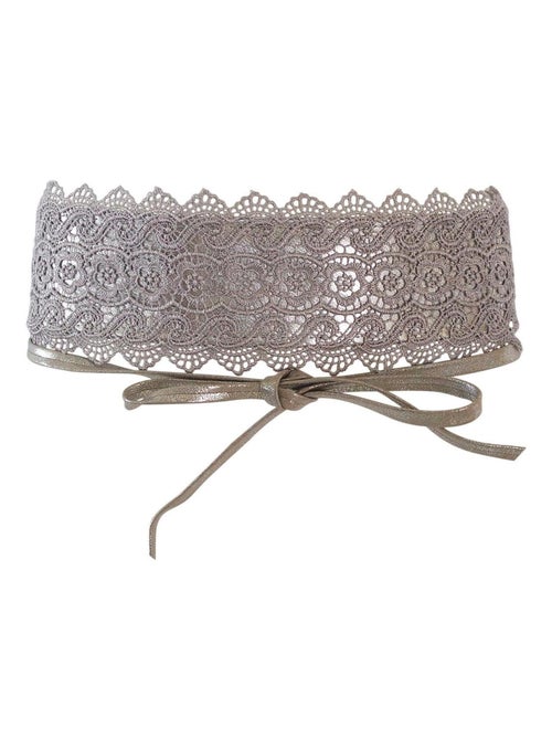 Ceinture dentelle BARIZA – style bohème élégant - Kiabi