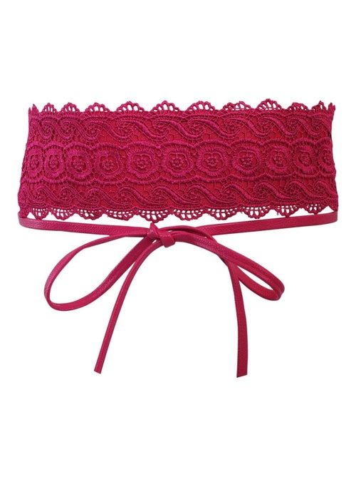 Ceinture dentelle BARIZA – style bohème élégant - Kiabi