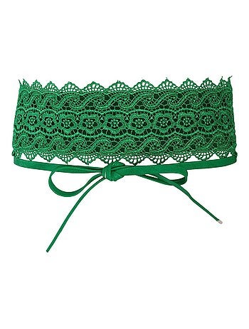 Ceinture dentelle BARIZA – style bohème élégant