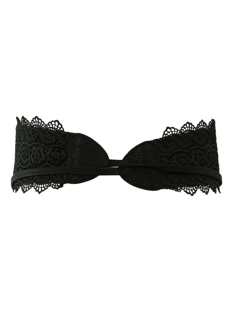 Ceinture dentelle BARIZA – style bohème élégant Vert kaki - Kiabi
