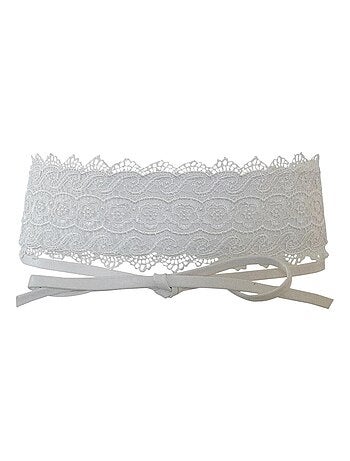 Ceinture dentelle BARIZA ? style boh?me ?l?gant