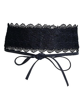 Ceinture dentelle BARIZA ? style boh?me ?l?gant