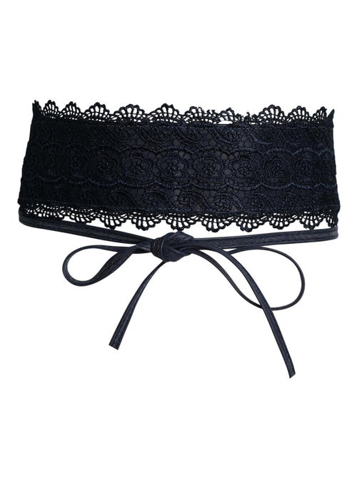 Ceinture dentelle BARIZA ? style boh?me ?l?gant - Kiabi