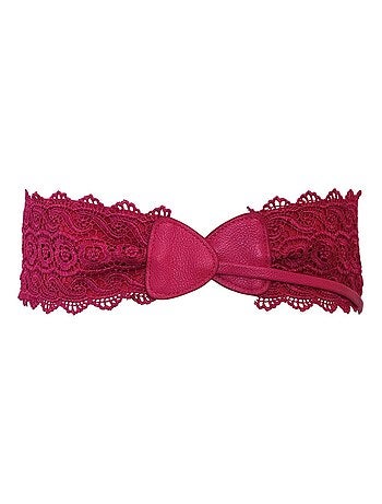 Ceinture dentelle BARIZA ? style boh?me ?l?gant