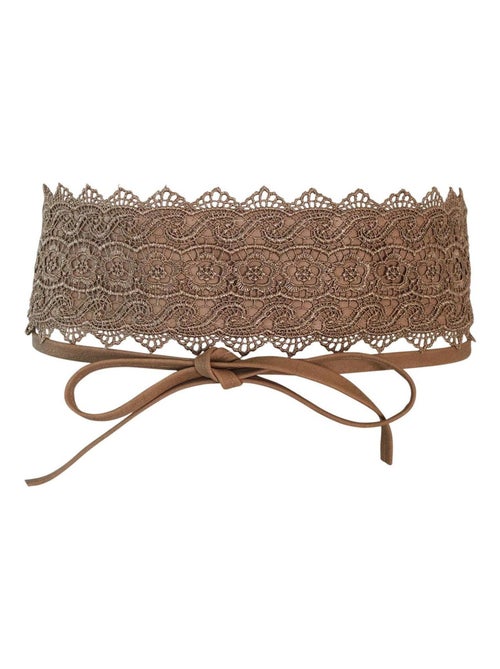 Ceinture dentelle BARIZA ? style boh?me ?l?gant - Kiabi Ceinture dentelle BARIZA ? style boh?me ?l?gant - Kiabi