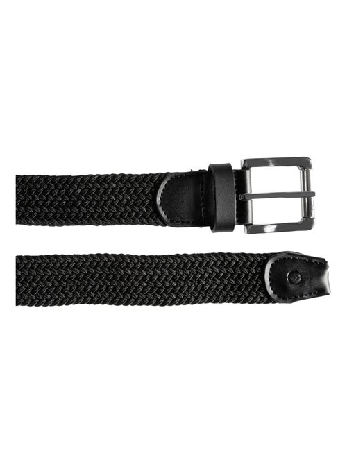 Ceinture détail cuir homme Isotoner - Kiabi